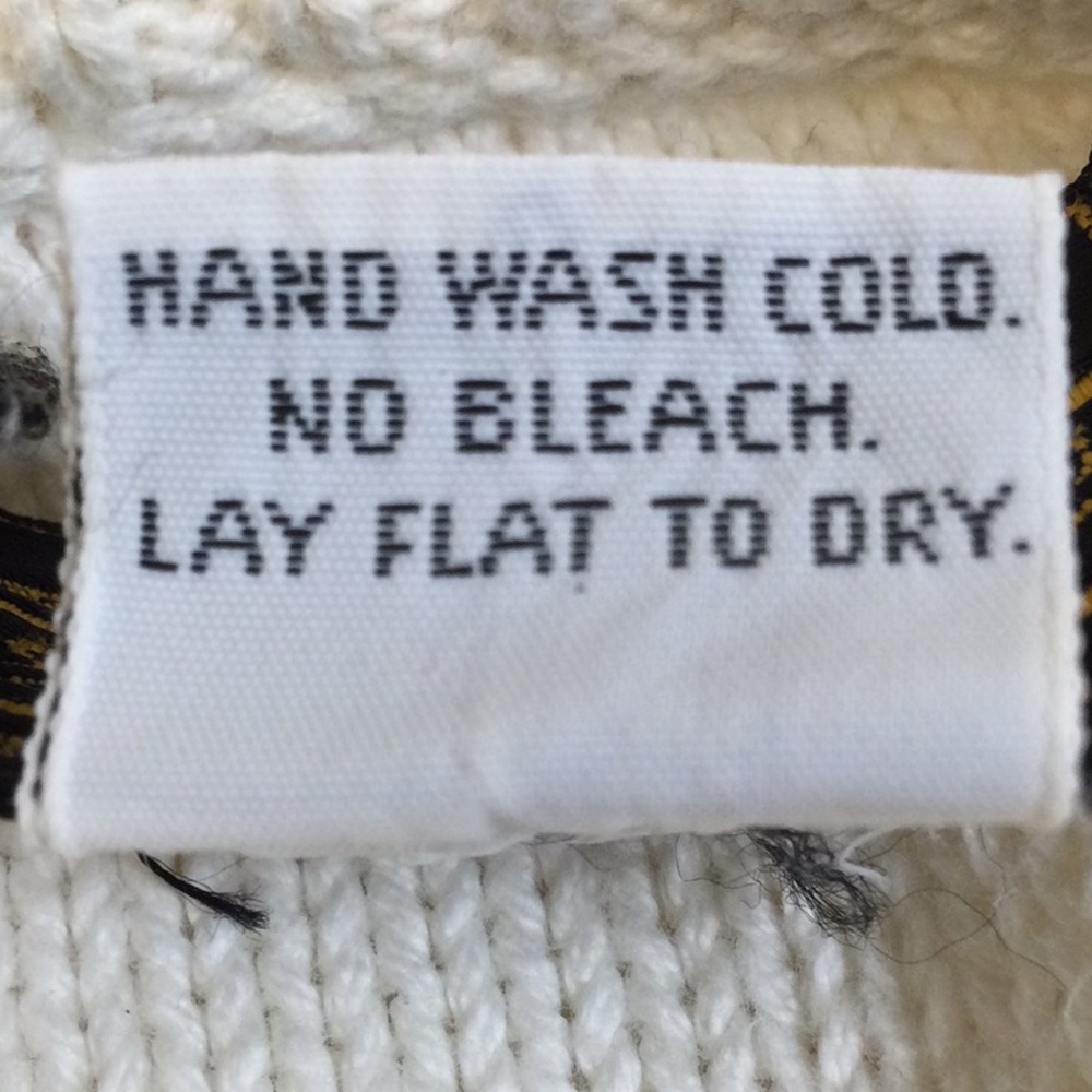 Eddie Bauer White 100% Cotton Knit Sweater with raise image of golfer - Picture 10 of 11
